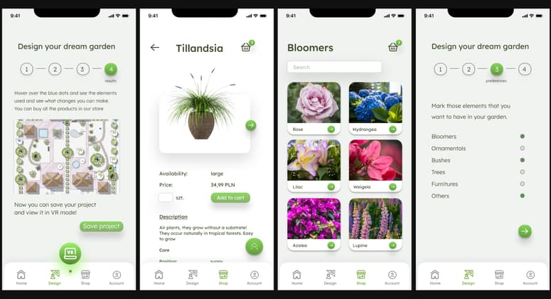 3x7 studio - zdjęcie koncepcji aplikacji do projektowania ogrodu